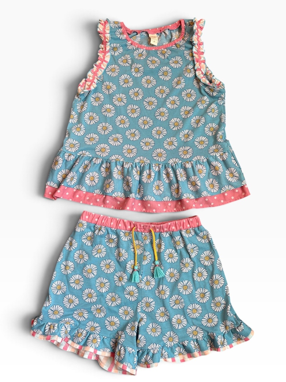 Matilda Jane Enchanted Garden Sleepover Party Mixed Print Pajamas Size 14